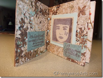 8. Bead images and mat on  first spread